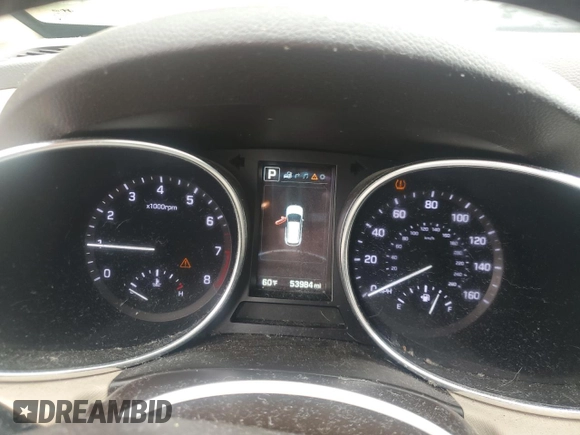 2018 Hyundai Santa Fe Ultimate with VIN 5NMZWDLA6JH095960, listed as a Copart auction lot 53760705 with 53,984 mi miles and Salvage title. Bid and sale history available at DreamBid. Image 9.