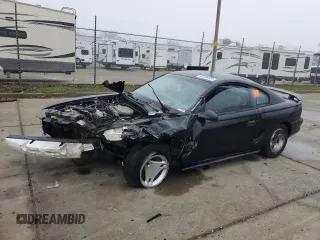 1997 Ford Mustang with VIN 1FALP4049VF136060, listed as a Copart auction lot 85389824 with 0 mi miles and Salvage Title. Bid and sale history available at carsss.com. Image 1.