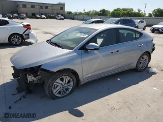2020 Hyundai Elantra Value Edition with VIN KMHD84LFXLU056571, listed as a Copart auction lot 53088595 with 0 mi miles and Salvage Title. Bid and sale history available at carsss.com. Image 1.