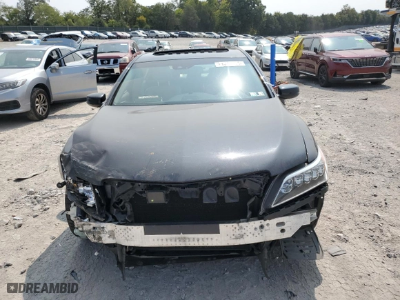 2016 Acura RLX Tech Pkg with VIN JH4KC1F55GC000317, listed as a Copart auction lot 71071264 with 107,861 mi miles and Salvage Title. Bid and sale history available at carsss.com. Image 5.