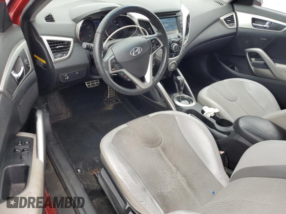 2012 Hyundai Veloster w/Black Int with VIN KMHTC6AD9CU044998, listed as a Copart auction lot 61774285 with 199,415 mi miles and Non repairable. Bid and sale history available at DreamBid. Image 8.