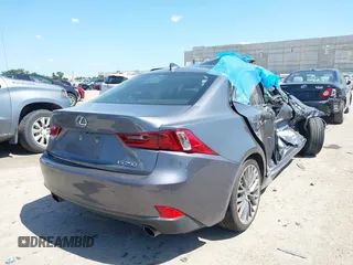 2015 Lexus IS 250 with VIN JTHBF1D25F5059886, listed as a IAAI auction lot 42527234 with 118,584 mi miles and . Bid and sale history available at DreamBid. Image 4.