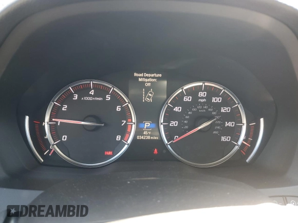 2020 Acura MDX w/Technology/A-Spec Pkg with VIN 5J8YD4H05LL032501, listed as a Copart auction lot 51182145 with 34,238 mi miles and Salvage Title. Bid and sale history available at carsss.com. Image 9.