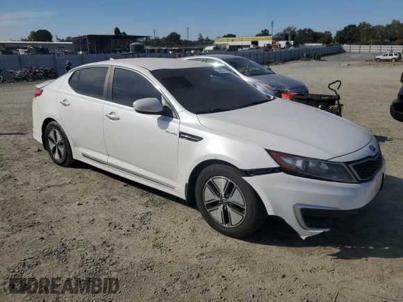 2013 Kia Optima Hybrid LX with VIN KNAGM4AD2D5061996, listed as a Copart auction lot 73626924 with 325,616 mi miles and Salvage Title. Bid and sale history available at carsss.com. Image 4.