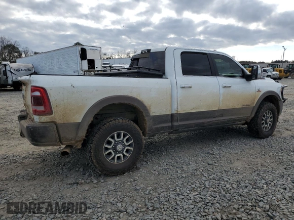 2023 Ram 2500 Longhorn with VIN 3C6UR5GL8PG505043, listed as a Copart auction lot 86341614 with 45,936 mi miles and Salvage Title. Bid and sale history available at carsss.com. Image 3.