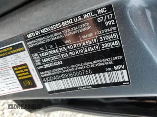 2018 Mercedes-Benz GLE 350 z VIN 4JGDA5HB8JB000766, wystawiony jako Copart lot #55863545 z przebiegiem 62 537 mil mil oraz Szkoda całkowita • Salvage title. Historia ofert i sprzedaży dostępna na DreamBid. Obrazek 13.