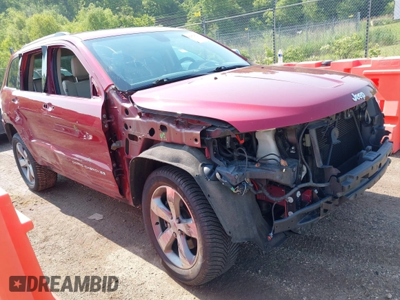 2014 Jeep Grand Cherokee Limited with VIN 1C4RJFBTXEC115239, listed as a IAAI auction lot 42352872 with 51,422 mi miles and . Bid and sale history available at DreamBid. Image 1.