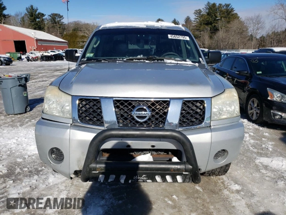 2005 Nissan Titan SE with VIN 1N6AA07B15N532874, listed as a Copart auction lot 45652795 with 217,208 mi miles and Clean Title. Bid and sale history available at carsss.com. Image 5.