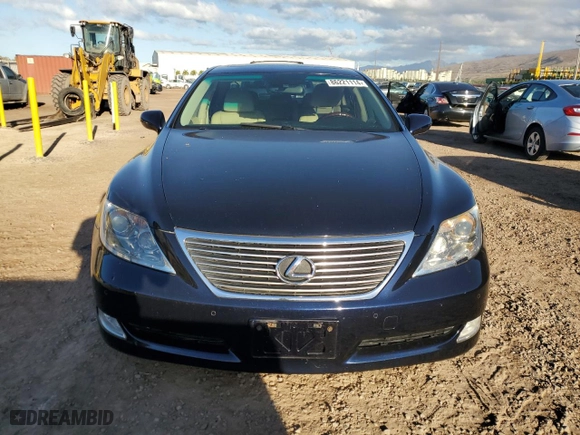 2007 Lexus LS 460 with VIN JTHBL46F775032037, listed as a Copart auction lot 86221114 with 159,895 mi miles and Salvage Title. Bid and sale history available at carsss.com. Image 5.
