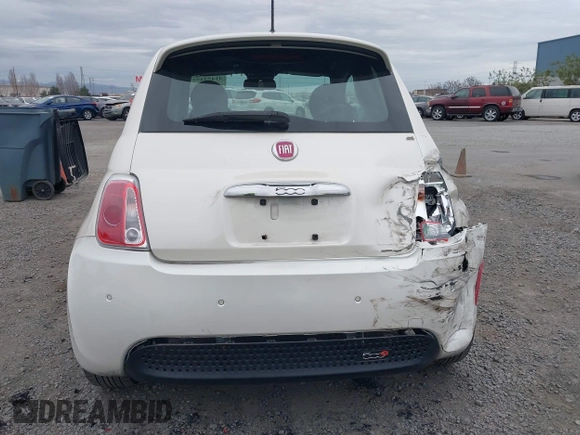 2015 FIAT 500e with VIN 3C3CFFGE0FT623389, listed as a IAAI auction lot 41473493 with 34,177 mi miles and . Bid and sale history available at DreamBid. Image 16.