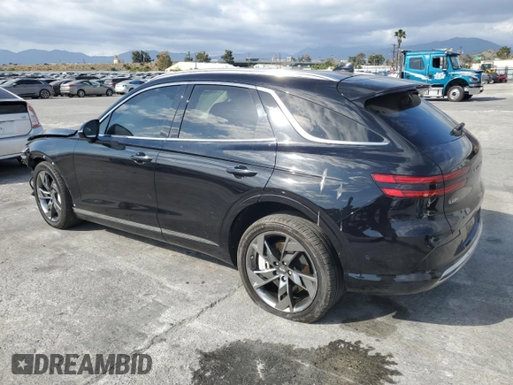 2024 Genesis GV70 Advanced with VIN 5NMMCET1XRH001681, listed as a Copart auction lot 54874865 with 15,991 mi miles and Salvage title. Bid and sale history available at DreamBid. Image 2.