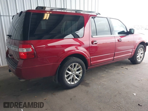 2015 Ford Expedition Max Limited with VIN 1FMJK2AT7FEF22196, listed as a IAAI auction lot 40914674 with 173,295 mi miles and . Bid and sale history available at DreamBid. Image 4.