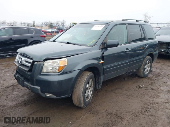 2006 Honda Pilot EX with VIN 5FNYF18496B021499, listed as a IAAI auction lot 41540784 with 232,665 mi miles and . Bid and sale history available at DreamBid. Image 2.