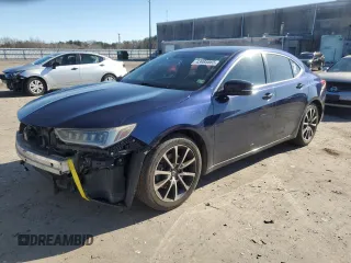 2018 Acura TLX with VIN 19UUB2F34JA002159, listed as a Copart auction lot 43985865 with 133,617 mi miles and Salvage Title. Bid and sale history available at carsss.com. Image 1.