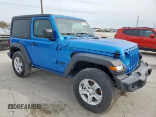 2021 Jeep Wrangler Sport S with VIN 1C4GJXAN0MW790739, listed as a Copart auction lot 47780115 with Not Provided miles and Salvage Title. Bid and sale history available at DreamBid. Image 4.