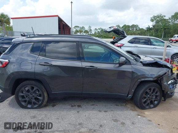 2021 Jeep Compass 80th Anniversary with VIN 3C4NJCEB6MT581320, listed as a IAAI auction lot 41946150 with 16,144 mi miles and . Bid and sale history available at carsss.com. Image 13.