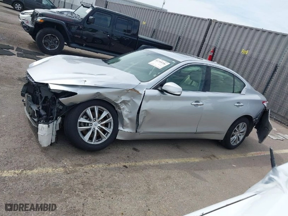 2017 Infiniti Q50 3.0t Premium with VIN JN1EV7AP5HM731123, listed as a IAAI auction lot 41795396 with NaN miles. Bid and sale history available at carsss.com. Image 14.