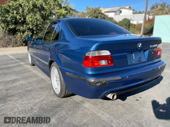 2003 BMW 5 Series 540iA with VIN WBADN63423GN88027, listed as a Copart auction lot 88563965 with 243,344 mi miles and Clean Title. Bid and sale history available at carsss.com. Image 3.