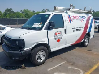 2015 Chevrolet Express Cargo Van with VIN 1GCWGFCF8F1255703, listed as a IAAI auction lot 41995763 with 215,212 mi miles. Bid and sale history available at carsss.com. Image 17.