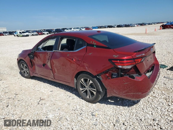 2023 Nissan Sentra SV z VIN 3N1AB8CV5PY269389, wystawiony jako Copart lot #55864775 z przebiegiem 24 964 mil mil oraz Szkoda całkowita • Salvage title. Historia ofert i sprzedaży dostępna na DreamBid. Obrazek 2.