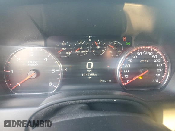 2015 GMC Yukon Denali with VIN 1GKS1CKJ7FR132677, listed as a Copart auction lot 82118584 with 144,798 mi miles and Salvage Title. Bid and sale history available at carsss.com. Image 9.