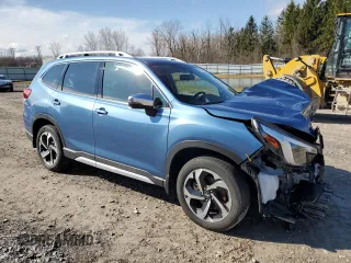 2023 Subaru Forester Touring with VIN JF2SKARC0PH492502, listed as a Copart auction lot 50028205 with 18,364 mi miles and Salvage Title. Bid and sale history available at carsss.com. Image 4.