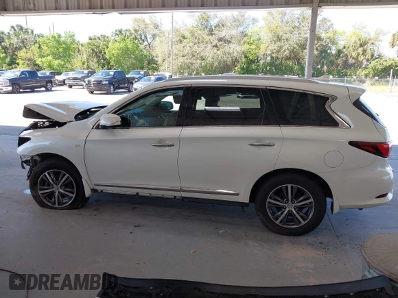 2020 Infiniti QX60 Luxe with VIN 5N1DL0MM9LC503000, listed as a IAAI auction lot 41650483 with 53,327 mi miles and . Bid and sale history available at DreamBid. Image 15.