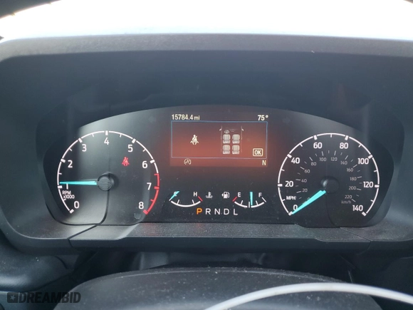 2022 Ford Maverick XL with VIN 3FTTW8E95NRB11099, listed as a Copart auction lot 43244785 with 15,784 mi miles and Salvage Title. Bid and sale history available at carsss.com. Image 9.