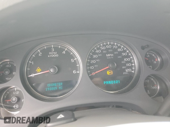2007 Chevrolet Avalanche 2LT with VIN 3GNEC12J87G208908, listed as a Copart auction lot 77654674 with 193,889 mi miles and Salvage Title. Bid and sale history available at DreamBid. Image 9.