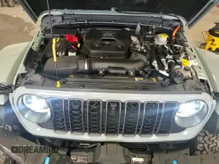 2024 Jeep Wrangler Rubicon с VIN 1C4RJXR66RW100859, выставлен на аукционе Copart как лот 58377805 с пробегом 9 426 миль миль и Списание • Salvage title. История ставок и продаж доступна на DreamBid. Изображение 16.