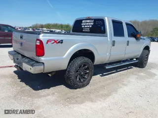 2015 Ford Super Duty F-250 SRW Lariat with VIN 1FT7W2B66FEB30208, listed as a IAAI auction lot 41886202 with 195,610 mi miles. Bid and sale history available at carsss.com. Image 4.