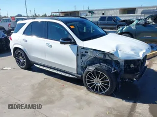 2021 Mercedes-Benz GLE 350 z VIN 4JGFB4JB2MA363374, wystawiony jako IAAI lot #41211761 z przebiegiem 57 857 mil mil oraz . Historia ofert i sprzedaży dostępna na DreamBid. Obrazek 1.