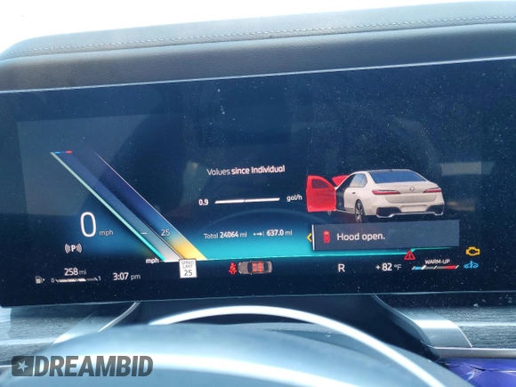 2023 BMW 7 Series 760i xDrive с VIN WBA33EJ06PCM56607, выставлен на аукционе Copart как лот 47292025 с пробегом 24 064 миль миль и Списание • Salvage title. История ставок и продаж доступна на DreamBid. Изображение 9.