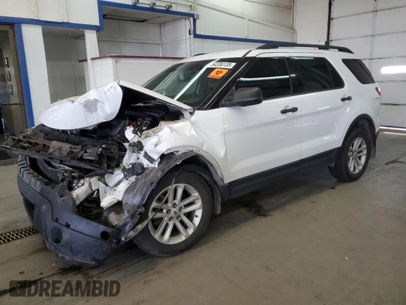 2015 Ford Explorer with VIN 1FM5K8B82FGC17921, listed as a Copart auction lot 54336135 with 166,381 mi miles and Salvage title. Bid and sale history available at DreamBid. Image 1.
