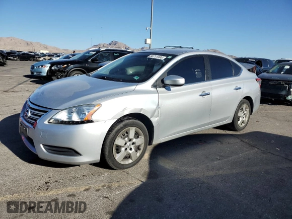 2014 Nissan Sentra SV with VIN 3N1AB7AP4EY234662, listed as a Copart auction lot 84711994 with 113,733 mi miles and Salvage Title. Bid and sale history available at DreamBid. Image 1.