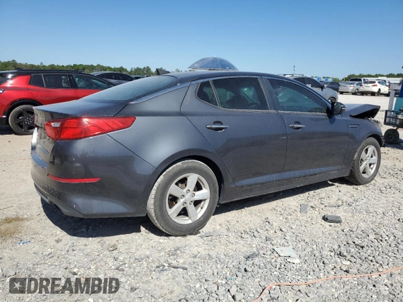 2015 Kia Optima LX with VIN KNAGM4A70F5639607, listed as a Copart auction lot 53066295 with 175,737 mi miles and Salvage Title. Bid and sale history available at carsss.com. Image 3.