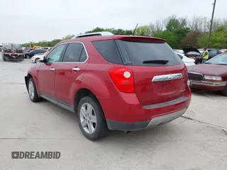 2014 Chevrolet Equinox LTZ with VIN 2GNALDEK8E6237743, listed as a IAAI auction lot 41923745 with 185,891 mi miles. Bid and sale history available at carsss.com. Image 3.