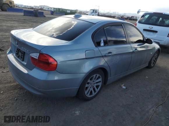 2007 BMW 3 Series 328xi with VIN WBAVC93587KX57667, listed as a Copart auction lot 45929745 with 129,137 mi miles and Salvage title. Bid and sale history available at DreamBid. Image 3.