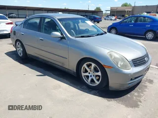 2004 Infiniti G35 w/Leather z VIN JNKCV51E14M611559, wystawiony jako IAAI lot #42258508 z przebiegiem 203 371 mil mil oraz . Historia ofert i sprzedaży dostępna na DreamBid. Obrazek 1.