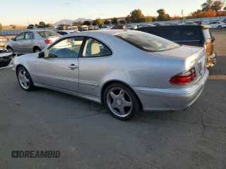 2002 Mercedes-Benz CLK 320/430 with VIN WDBLJ65G62T107394, listed as a Copart auction lot 81187064 with 180,051 mi miles and Salvage Title. Bid and sale history available at DreamBid. Image 2.