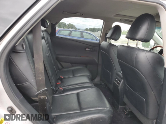 2010 Lexus RX 450h with VIN JTJBC1BA2A2022273, listed as a Copart auction lot 57465834 with 105,515 mi miles and Salvage Title. Bid and sale history available at DreamBid. Image 11.