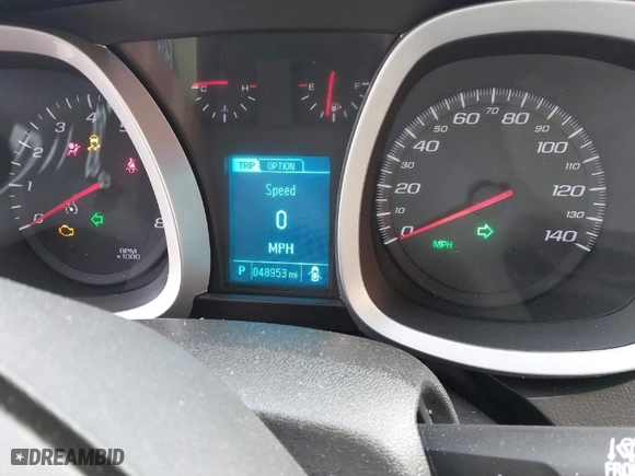 2017 Chevrolet Equinox LS with VIN 2GNALBEK9H1614232, listed as a IAAI auction lot 41277439 with 48,953 mi miles. Bid and sale history available at carsss.com. Image 7.