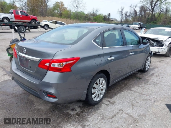 2019 Nissan Sentra SV with VIN 3N1AB7AP4KY322090, listed as a IAAI auction lot 41997982 with 64,328 mi miles. Bid and sale history available at carsss.com. Image 4.