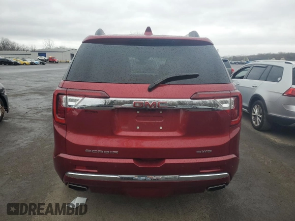 2021 GMC Acadia Denali z VIN 1GKKNXLS2MZ141187, wystawiony jako Copart lot #51343615 z przebiegiem 45 361 mil mil oraz Szkoda całkowita • Salvage title. Historia ofert i sprzedaży dostępna na DreamBid. Obrazek 6.