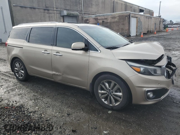 2015 Kia Sedona SX-L with VIN KNDME5C12F6031793, listed as a Copart auction lot 43320815 with 152,432 mi miles and Salvage Title. Bid and sale history available at DreamBid. Image 4.
