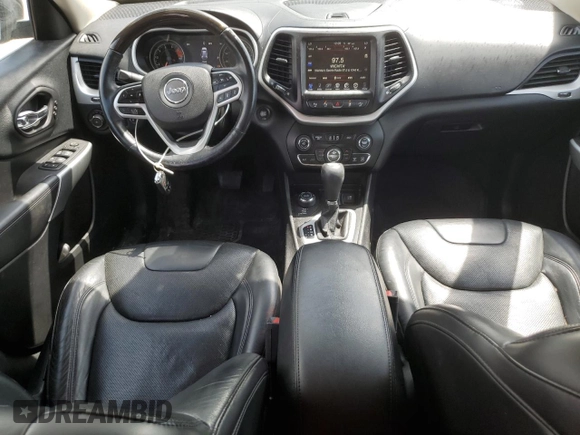 2018 Jeep Cherokee Overland with VIN 1C4PJMJX5JD525872, listed as a Copart auction lot 53783655 with 112,396 mi miles and Salvage title. Bid and sale history available at DreamBid. Image 8.