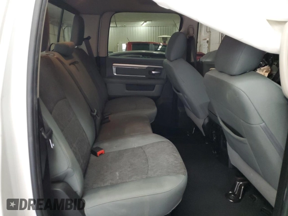 2018 Ram 1500 Big Horn with VIN 3C6RR7LG7JG196490, listed as a Copart auction lot 50249465 with 105,918 mi miles and Salvage Title. Bid and sale history available at carsss.com. Image 10.