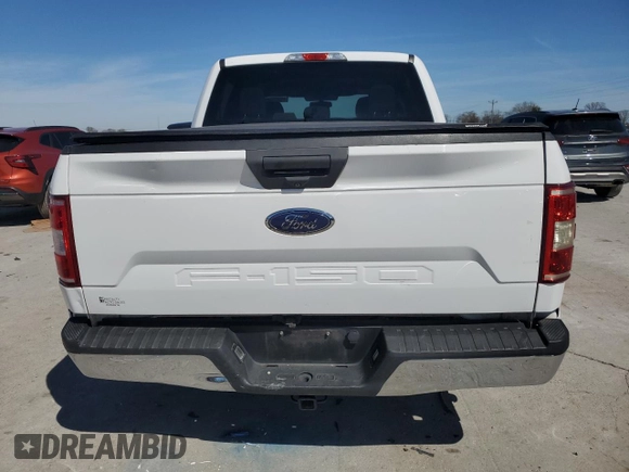 2018 Ford F-150 XL with VIN 1FTEW1CB0JKE47263, listed as a Copart auction lot 51255905 with 209,218 mi miles and Salvage Title. Bid and sale history available at carsss.com. Image 6.
