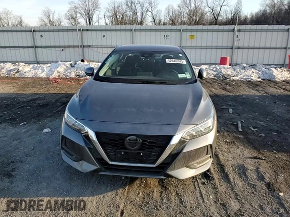 2022 Nissan Sentra SV with VIN 3N1AB8CV6NY210123, listed as a Copart auction lot 42646245 with 13,254 mi miles and Salvage Title. Bid and sale history available at carsss.com. Image 10.