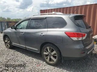 2015 Nissan Pathfinder SV with VIN 5N1AR2MM8FC654587, listed as a Copart auction lot 55139465 with 102,397 mi miles and Salvage Title. Bid and sale history available at carsss.com. Image 2.